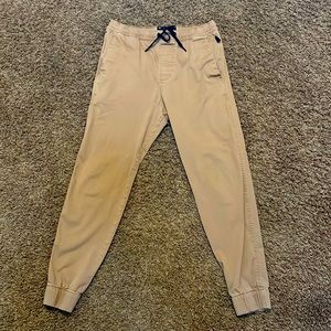Hollister - Skinny Jogger: Light Khaki